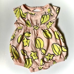 Tea Collection Baby Girl Bubble Romper Size 6-9M